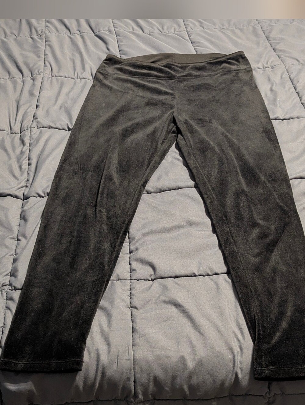 CuddlDuds Black Velvet-feel Women's Leggings Size Large
